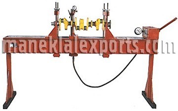 Crankshaft straightening press