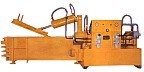 hydraulic scrap baling press